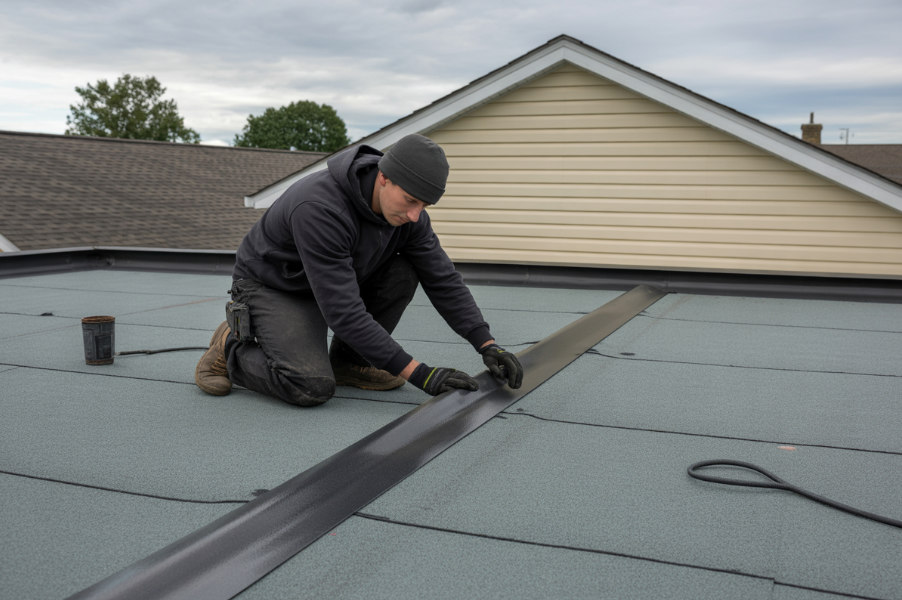 Recent flat roofing work in Blakelaw