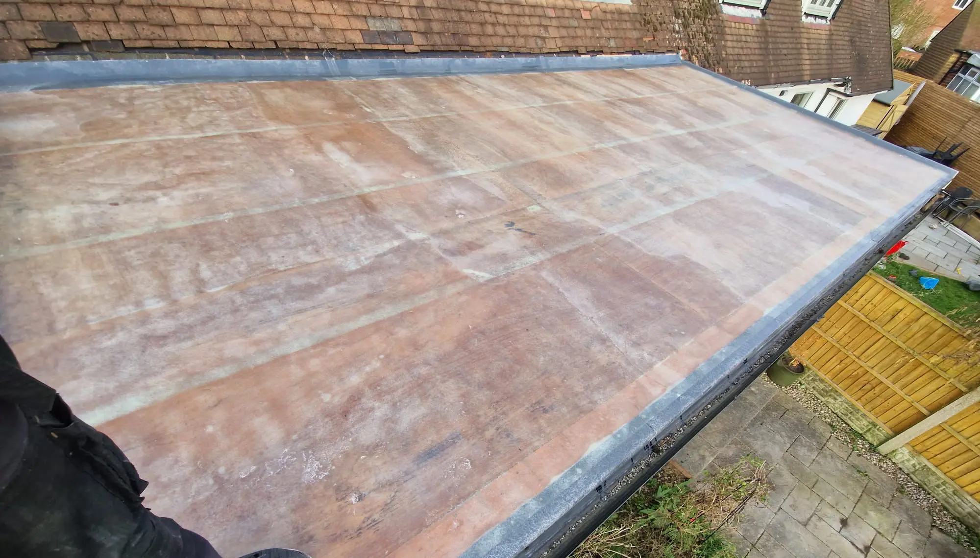 Flat roof installation in Darras Hall
